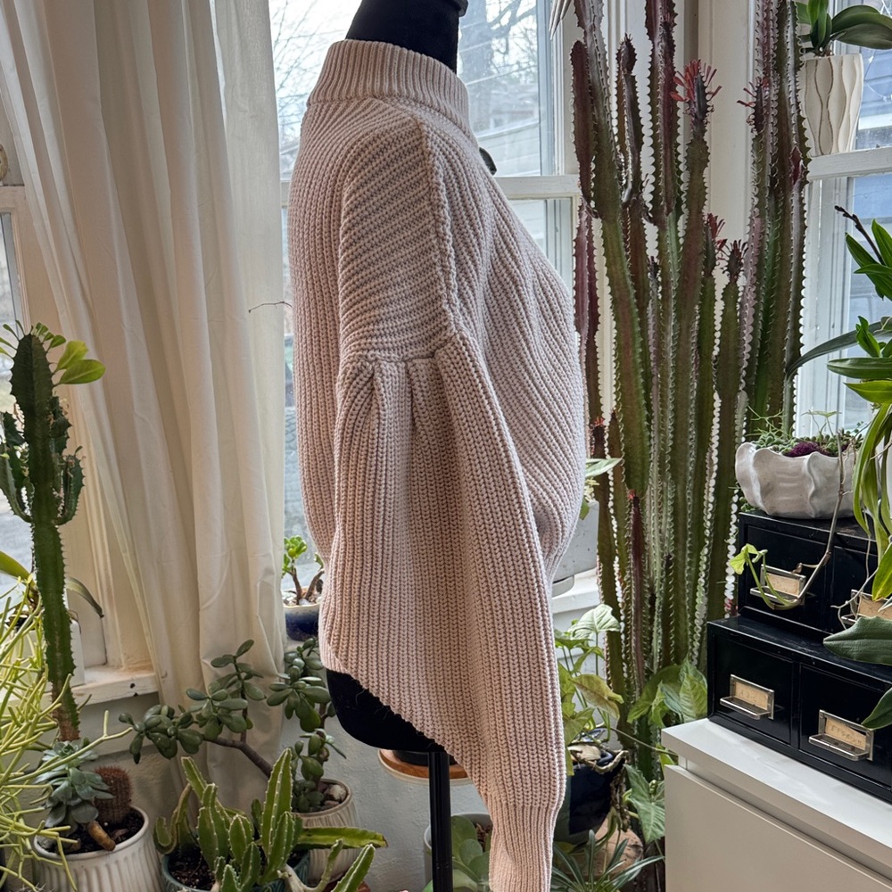 H&M Taupe Ribbed Turtleneck Sweater - Picture 8 of 10